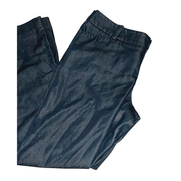 Mossimo Stretch Fit 3 Straight-Leg Dark Blue Dress Pants Sz 12 (Med) Womens - Picture 3 of 7